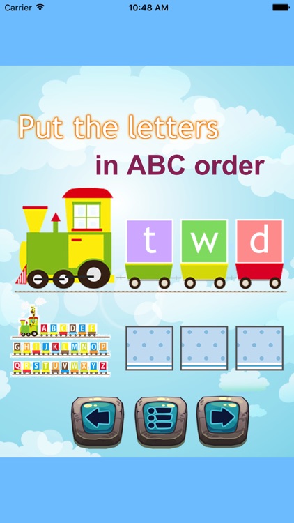 ABC Alphabetical Letters Order Game