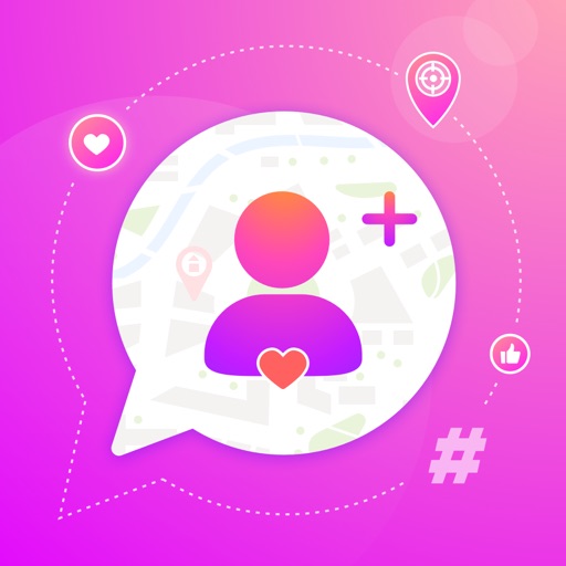 Get Real Followers -Nearby Tag Icon