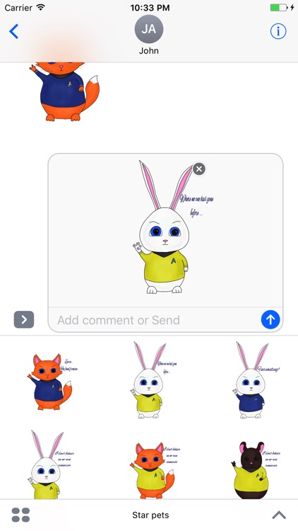 Star Pets stickers