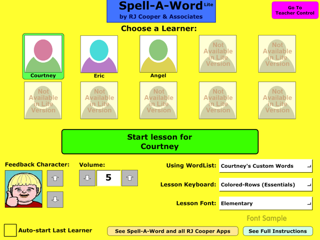 Spell-A-Word Lite(圖1)-速報App