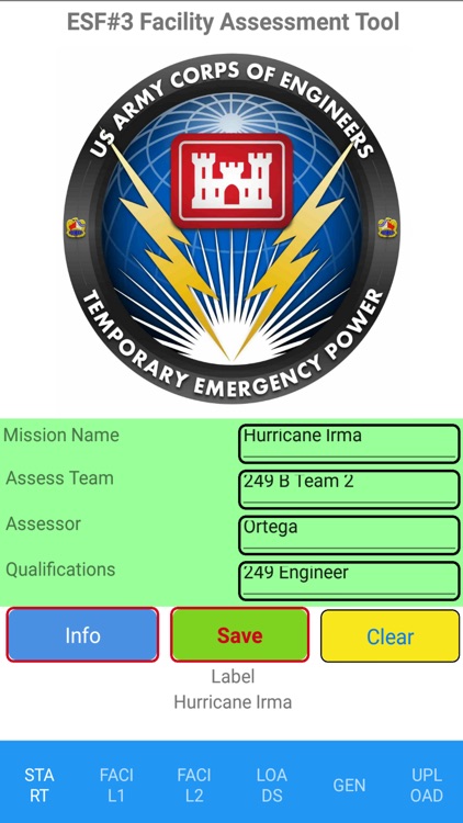 ESF#3 Facility Assessment