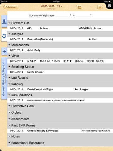 MacPractice iEHR 9.7 screenshot 3