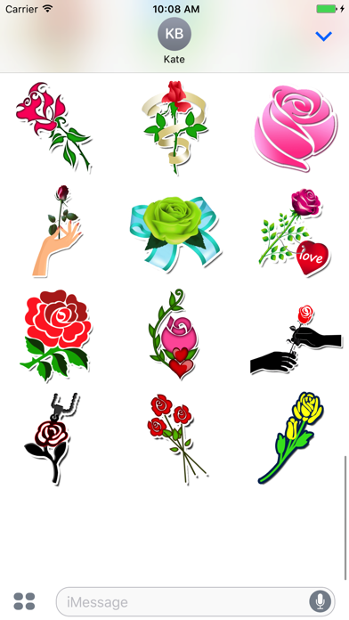 Rose Sticker screenshot 4