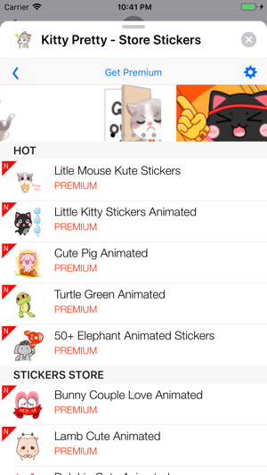 Kitty Pretty - Store Stickers