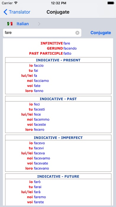 English/Italian Dictionary screenshot 3