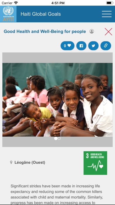 Global Goals Haiti screenshot 2