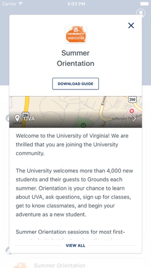 UVA Orientation/Event Guides(圖3)-速報App