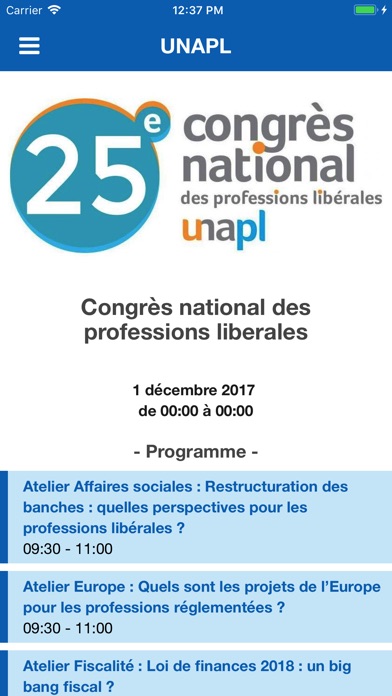 Congrès UNAPL 2017 Partenaires screenshot 4