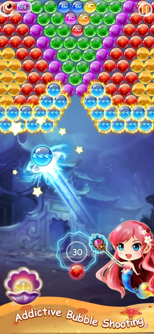 Mermaid Bubble Shooter(圖3)-速報App