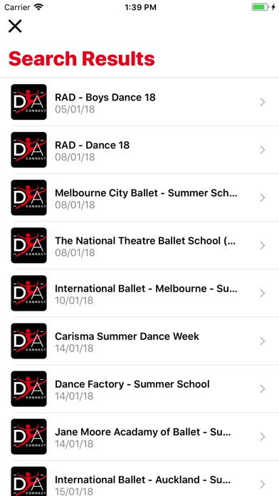 DanceAus Connect screenshot 2