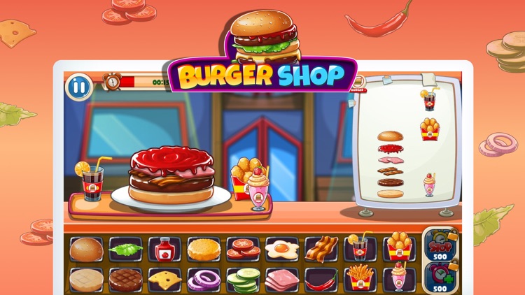 Burger Shop - top cooking game screenshot-4