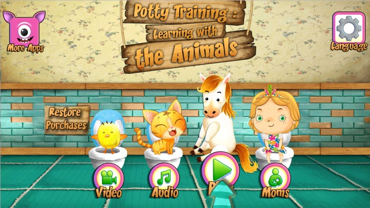 Potty Training With Animals screenshot-0