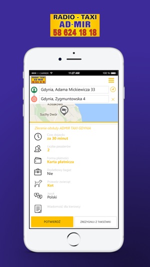 AD-MIR TAXI GDYNIA(圖3)-速報App