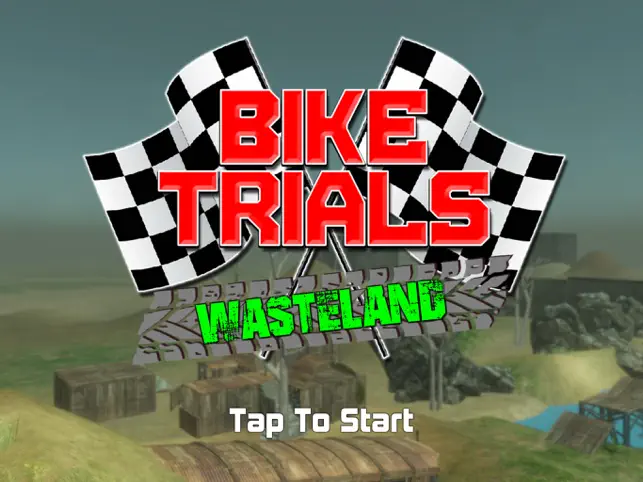 Bike Trials Wasteland, game for IOS