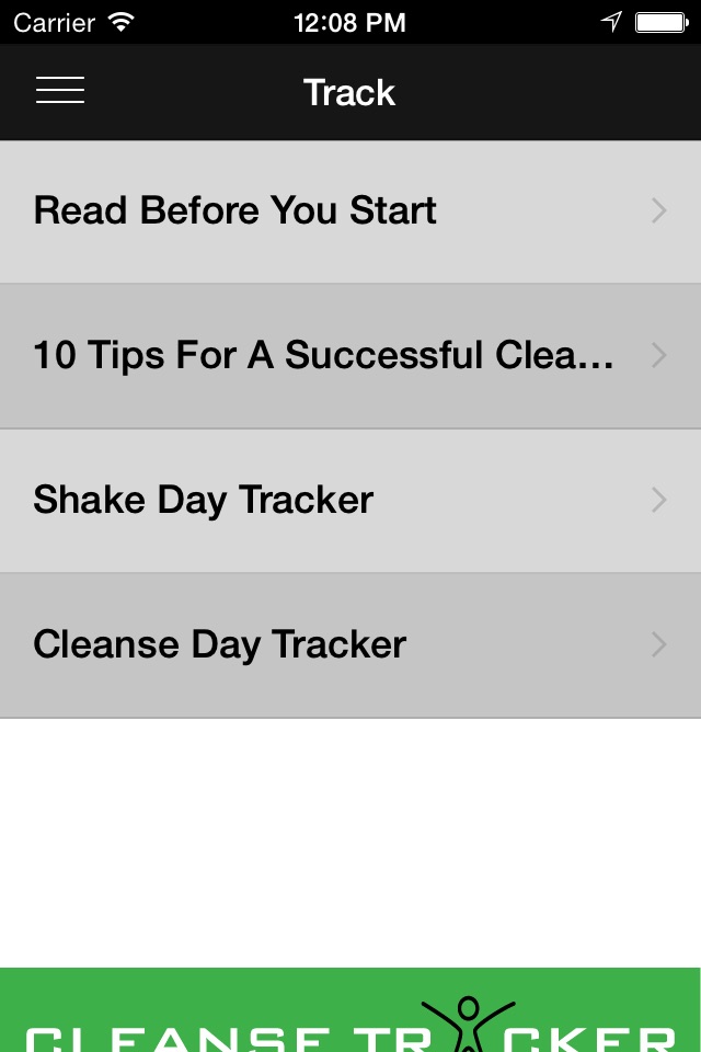 Cleanse Tracker screenshot 3