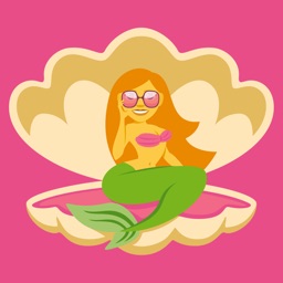 Mermaid Life: Stickers by EmojiOne