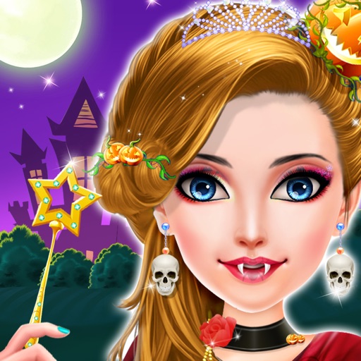 Crazy Halloween Princess Salon Icon