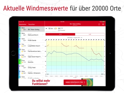 Windfinder: Wind & Weather map screenshot 2