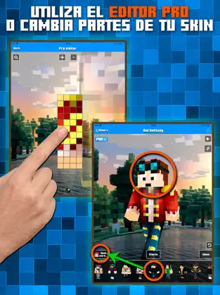 Screenshot 5 Skins AR for Minecraft iphone