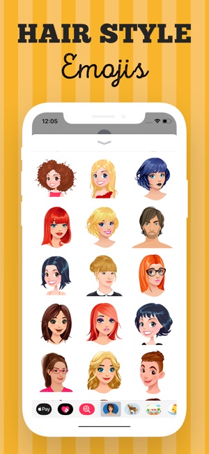 Hairstyle Emojis(圖3)-速報App