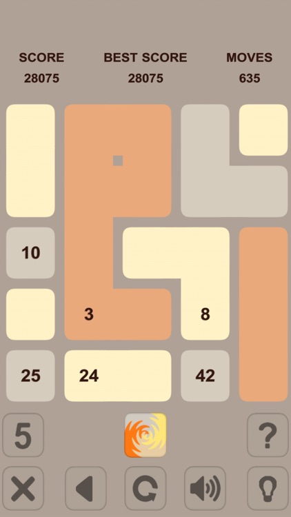 Blocks Numbers Puzzle