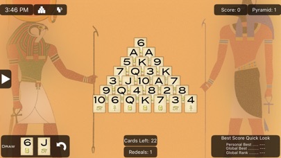 Pyramid Solitaire Screenshot 1