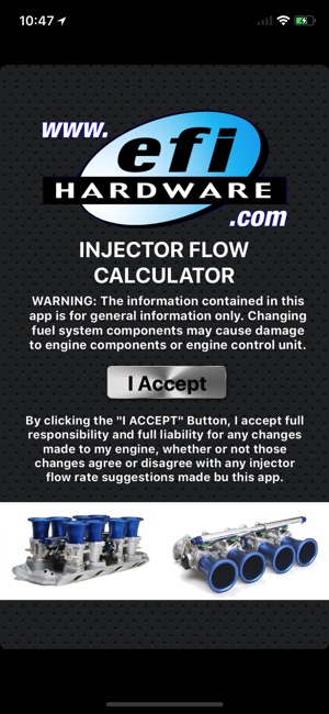 Injector Flow Calculator