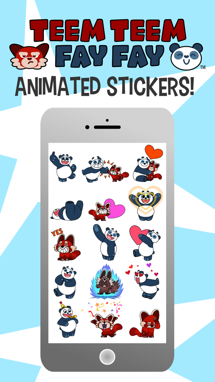 Teem Teem Fay Fay Stickers