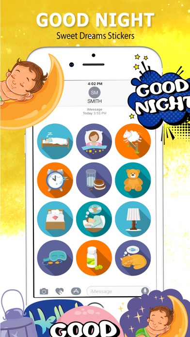 Good Night Stickers!! screenshot 3