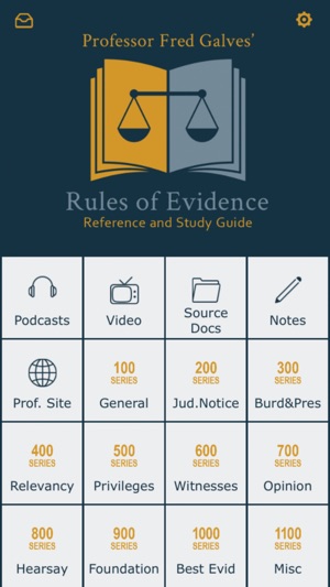 Prof. Galves Rules of Evidence