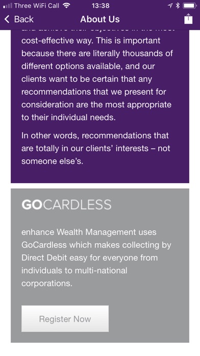 enhance Wealth Management screenshot 2
