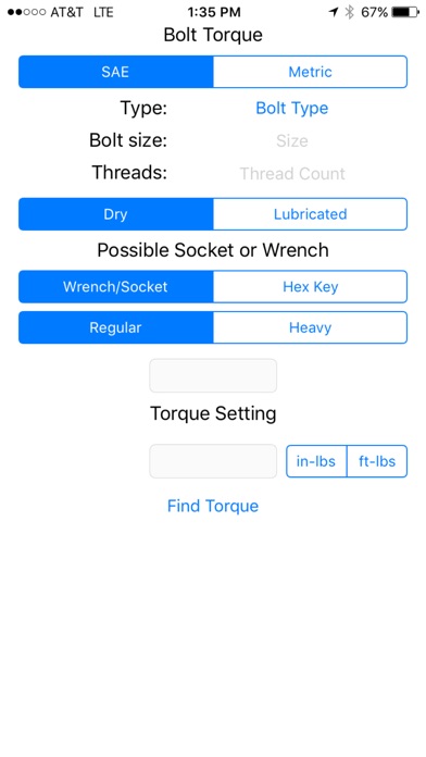 Torque Bolt iPhone App