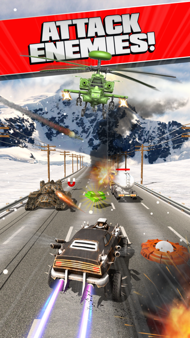 Death Race : Car Road Shooter screenshot 2