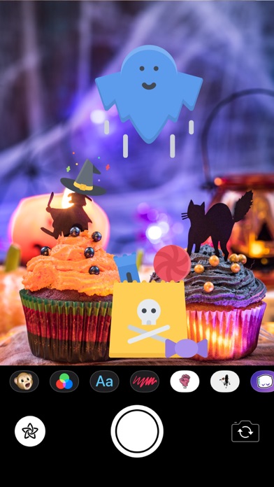Magic Halloween Stickers screenshot 2