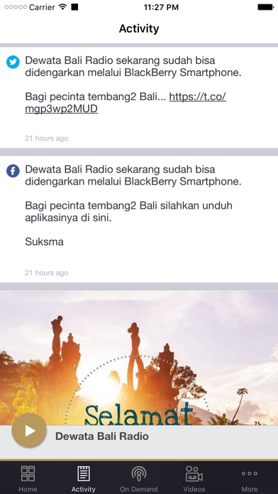 Dewata Bali Radio screenshot 2