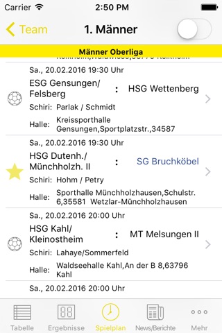 SG Bruchköbel Handball screenshot 2