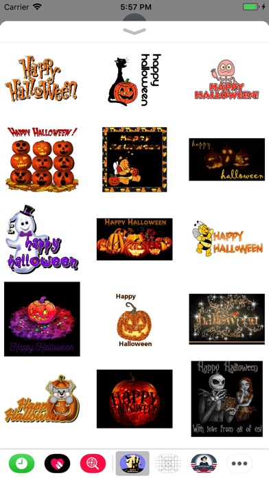 Halloween GIF Stickers 2017 screenshot 3