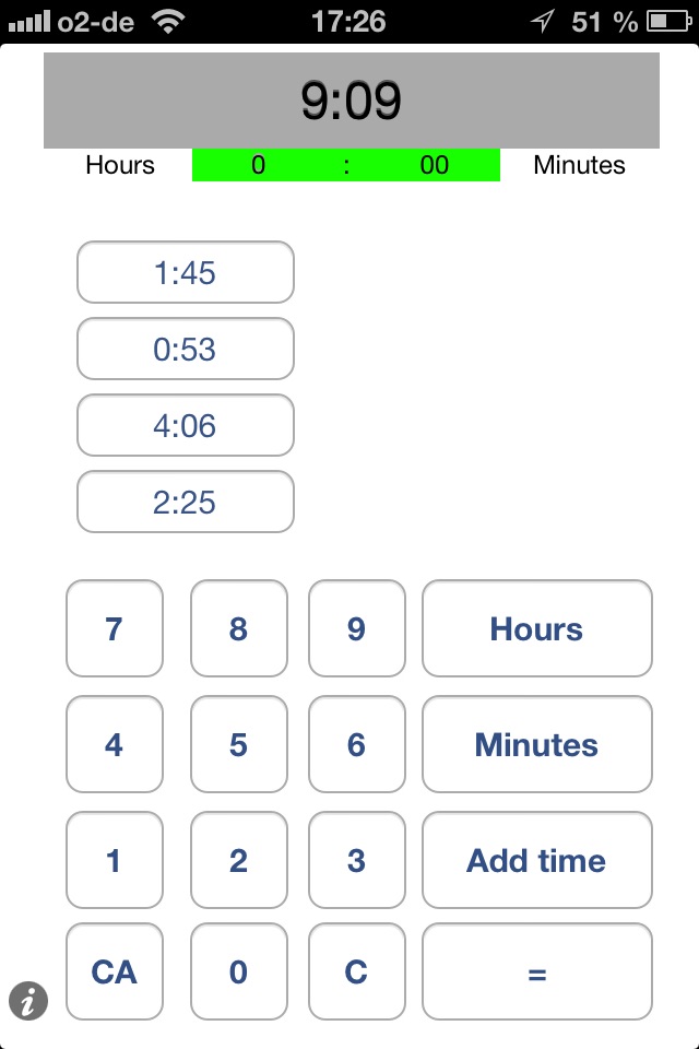 Fast Time Calculator screenshot 3