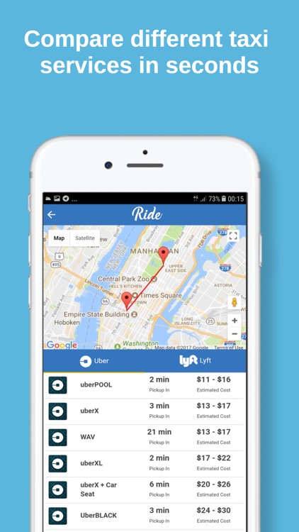 Ride - Compare Taxi App Prices