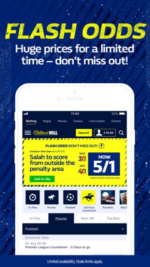 William Hill Sports Betting(圖4)-速報App