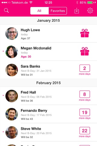 #BDay - The Birthday App screenshot 2