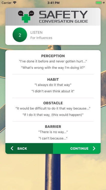 Safety Conversation Guide
