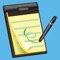 Use this App to create your notes, memos, ideas, sketches, handwriting and drawings