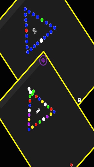 Neon Dart - Glow Fire Dots screenshot 3