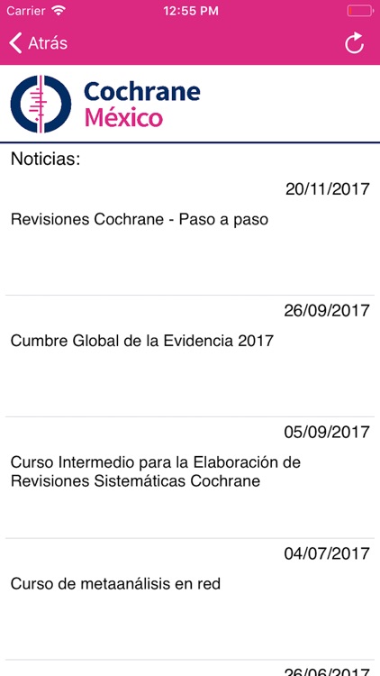 Cochrane México App