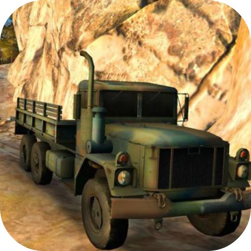 Heavy Army Truck Transport Icon