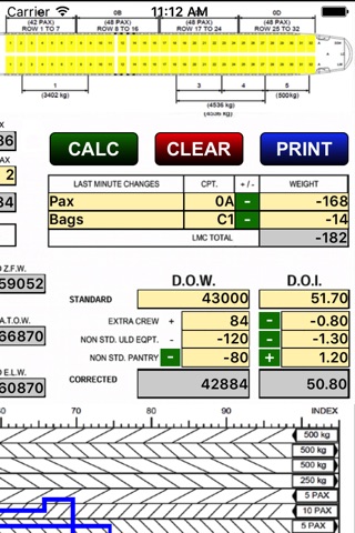 A320 LOADSHEET T&B 186 4z PAX screenshot 3