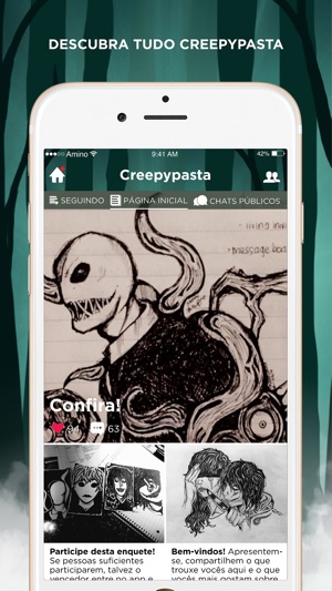 Creepypasta Amino em Português(圖1)-速報App