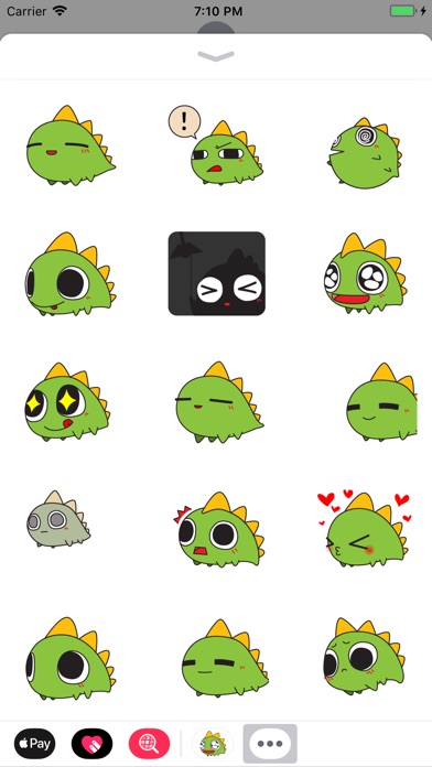Cute Dino Animated Stickers screenshot 2