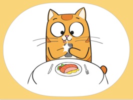 Cute Cat - Stickers for Message